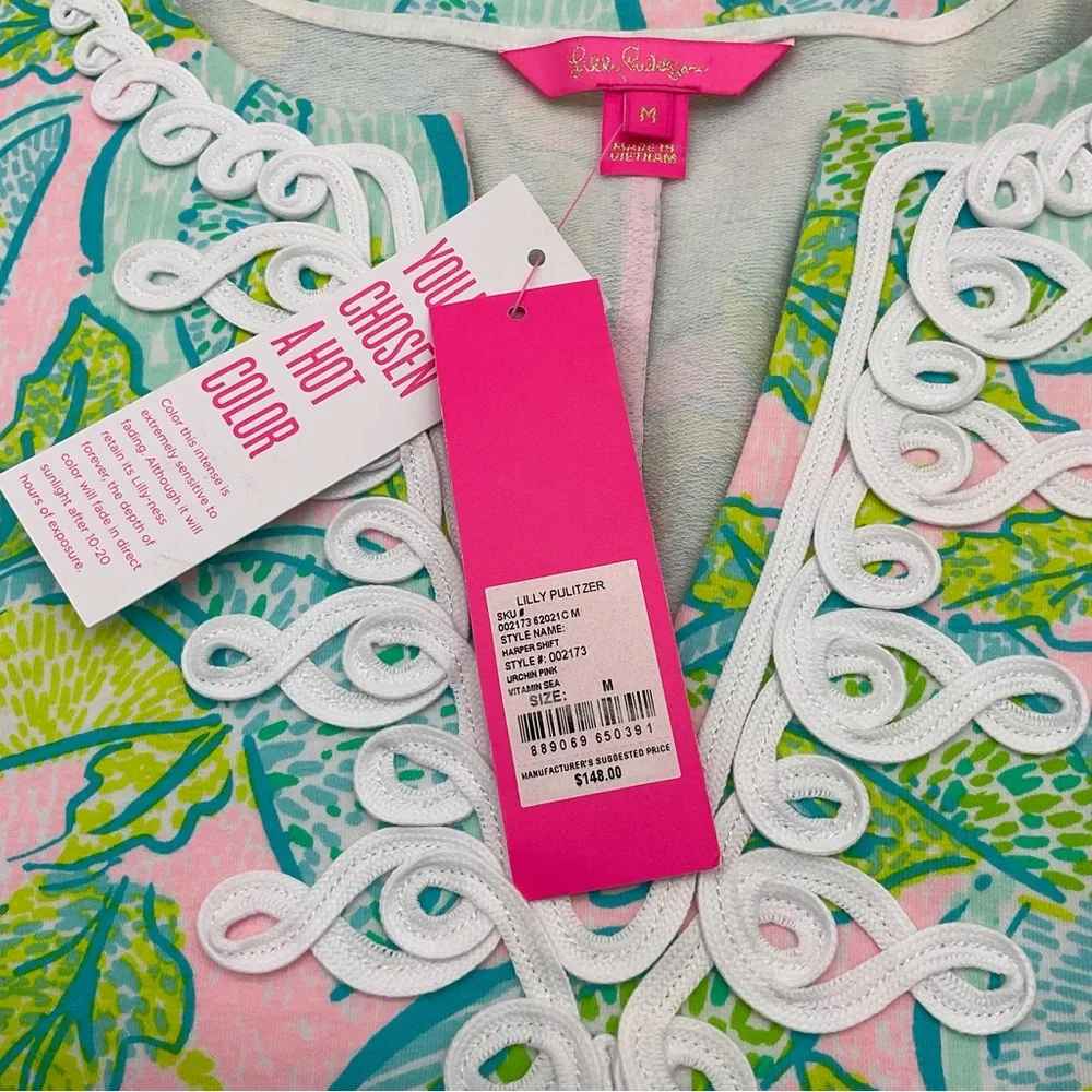 NWT Lilly Pulitzer Harper Shift Sleeveless Dress, Medium - Picture 3 of 14